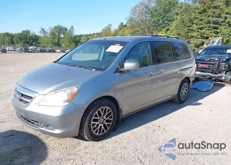 2007 Honda Odyssey Ex-L из США, поврежденный, VIN 5FNRL38617B059594